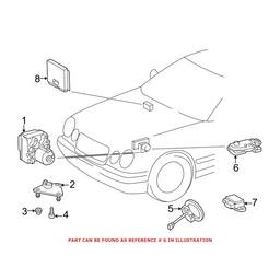 Mercedes Suspension Yaw Sensor - Rear 0005426518
